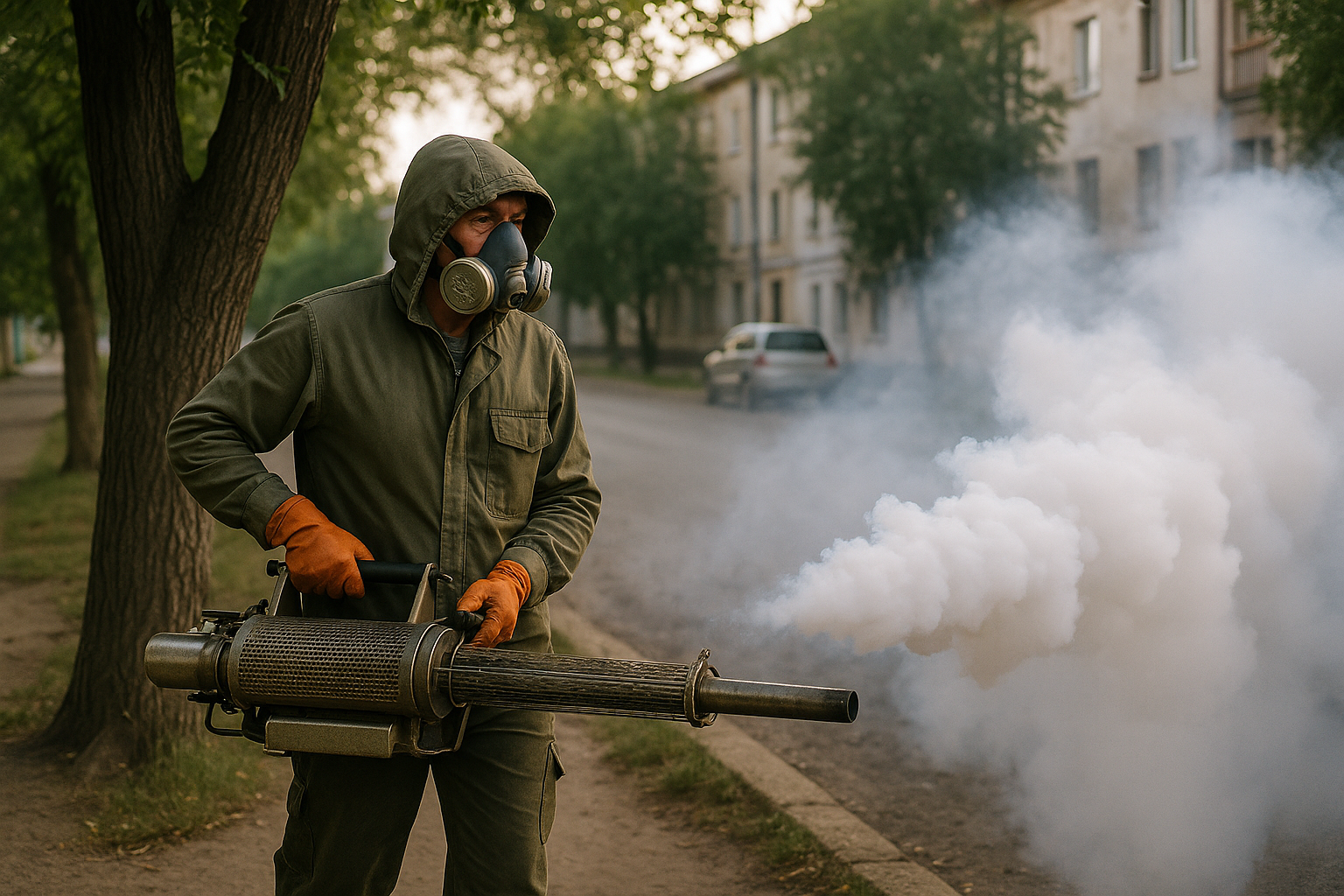 Пять тысяч гектаров обработали от гнуса в Уральске